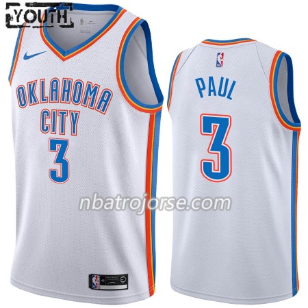 Barn Oklahoma City Thunder Tröja Chris Paul 3 2019-20 Nike Association Edition Swingman